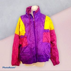 *HOST PICK* vintage colorblock windbreaker